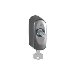 Hoppe DK-Fenstergriffrosette, abschließbar, verdeckt verschraubt MUS950S 100NM, 7/37 Stift vorsteh. 37mm, Secustik®, mit Stütznocken, Nocken Ø 10mm, F97-1-R Nr. 11838875