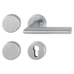 Hoppe FH-Standflügelgarnitur, mit Rosetten, BL/PZ, VK9, Edelstahl Stockholm FS-E1140/42H/42HS, edelstahl matt mit Stütznocken, Gleitlager, TS 40-65mm Nr. 11665762