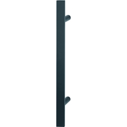 Hoppe HT-Stoßgriff, D-Form, Edelstahl E5091, BA400, schwarz matt Nr. 11827889