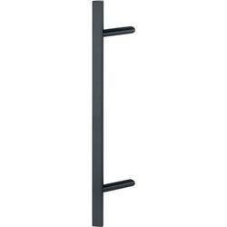 Hoppe HT-Stoßgriff, D-Form, Edelstahl E5092, BA560, schwarz matt Nr. 11841424
