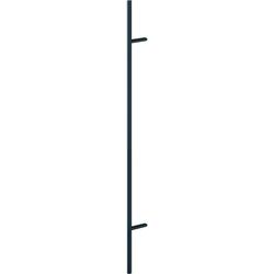 Hoppe HT-Stoßgriff, gerade, Edelstahl E5012, BA1300, schwarz matt Nr. 11835497