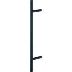 Hoppe HT-Stoßgriff, gerade, Edelstahl E5012, BA560, schwarz matt Nr. 11797976