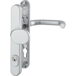 Hoppe PT-Schutz-Wechselgarnitur, RR, oval, PZ, 8/92, DIN Links-Rechts, ALU Paris 86G/3359ZA/3357N/138GF, natur matt eloxiert, TS 67-72mm Nr. 2432561