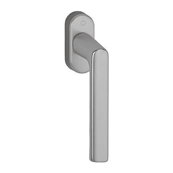 Hoppe Fenstergriff Hamburg 0700L/U26 F31-1 edelstahloptik matt Stift 32-42mm längenvariabel, mit Schrauben M5X45/50 Nr. 12037436