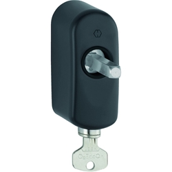 Hoppe Fenstergriffrosette, abschließbar, verdeckt verschraubt, AUS950S 100NM TBT4, Secustik, VK7x24, mit Stütznocken, Nocken Ø 10mm, 24mm Stift Nr. 11954796