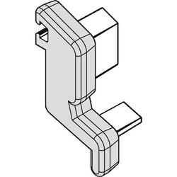Gutmann Fenster Kantenschutz, für Regenschutzschiene, KS 550/19, DIN Links, EPDM braun (VE= 100 Stück)