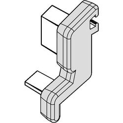 Gutmann Fenster Kantenschutz, für Regenschutzschiene, KS 550/19, DIN Rechts, EPDM schwarz (VE= 100 Stück)