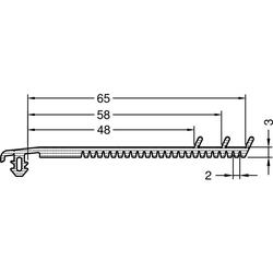 Gutmann Fenster Verglasungsdichtung, HA 3088, EPDM schwarz (VE= 30 Meter)