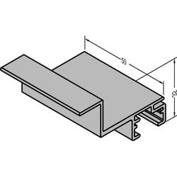 Gutmann Fenster Ziehgriff, 50mm, ZG SK-I, Aluminium, schwarz eloxiert (VE= 1 Stück)
