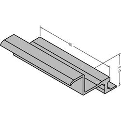 Gutmann Fenster Ziehgriff, 80mm, ZG SK-PA-I, Aluminium, mittelbronze eloxiert (VE= 1 Stück)