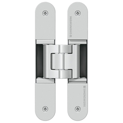 Simonswerk OT-Türband, TECTUS® TE 340 3D FR verdeckt liegend, 2tlg., RAL 9005 schwarz matt Öffnungswinkel: 180°, DIN Links-Rechts, Gleitlager Nr. 5 400621 0 10702