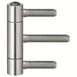 Simonswerk Einbohrband BAKA C 1-20 WF 3-teilig, 20mm, RAL 9005 schwarz matt, DIN Links-Rechts Nr. 500001383 / 5 080655 0 10706