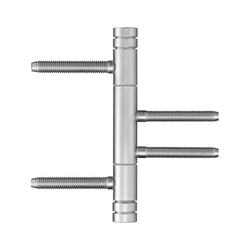 Simonswerk Einbohrband V 4426 WF BASIC 3-teilig, 15mm, RAL 9005 schwarz matt, DIN Links-Rechts Nr. 5 120615 0 10702