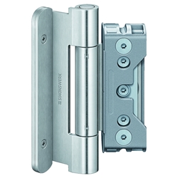 Simonswerk HT-Band, BAKA® Protect 4049 3D MSTS, 2-tlg., Flachkopf, edelstahl matt gebürstet Gleitlager, Rollenlänge: 140mm, DIN Links-Rechts Nr. 5 080906 0 04085