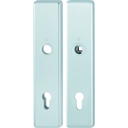 Hoppe Schutz-Langschild-Paar, 2221/2210 ES1, F1 naturfarbig, PZ 10/92, TS 67-77mm Nr. 11986086