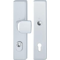 Hoppe Schutz-Wechselgarnitur (Knopf/ohne Griff), 61G/2222ZA/2210 ES1, F1 naturfarbig, PZ 10/92, TS 67-77mm Nr. 11984612