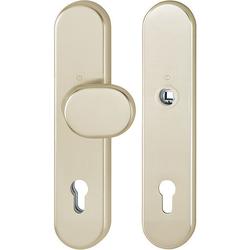 Hoppe Schutz-Wechselgarnitur (Knopf/ohne Griff), 86G/3331/3310 ES1, F2 neusilberfarben, PZ 10/92, TS 67-77mm Nr. 12131143