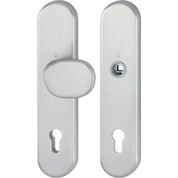 Hoppe Schutz-Wechselgarnitur (Knopf/ohne Griff), 86G/3331/3310 ES1, F31-1 edelstahloptik matt, PZ 10/92, TS 67-77mm Nr. 12038647