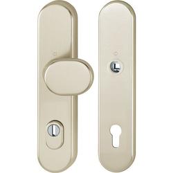 Hoppe Schutz-Wechselgarnitur (Knopf/ohne Griff), 86G/3332ZA/3310 ES1, F2 neusilberfarben, PZ 10/92, TS 67-77mm Nr. 12131179