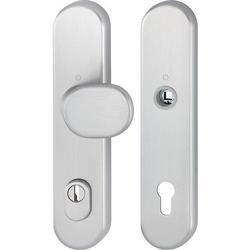 Hoppe Schutz-Wechselgarnitur (Knopf/ohne Griff), 86G/3332ZA/3310 ES1, F31-1 edelstahloptik matt, PZ 10/92, TS 67-77mm Nr. 12038763