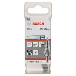Bosch Stufenbohrer HSS, 6-30mm, 10mm, 93,5mm, 14 Stufen Nr. 2608597520