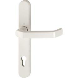 Hoppe Innendrücker auf Schmalschild 1313G/3357N F9001 cremeweiß feste Nocken ohne Stift PZ 92/8mm Nr. 3167383