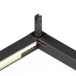 Hettich Verbinder CADRO 9298839 3-fach, für LED Profil Zinkdruckguss schwarz matt