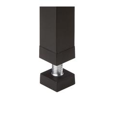 Hettich Verstellfuß CADRO 9298853 M 8x43mm, für Vierkantrohr Kunststoff/Stahl schwarz