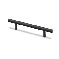 Hettich Stangengriff, Ø 12x288mm, H 35mm, Stahl, HALE 9306955 schwarz matt, L 348mm