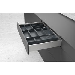 Hettich Schubkasten-Gewürzhalter, Buche anthrazit lackiert, OrgaTray 270, 9283425, Nennlänge 450mm, L 423mm , B 137mm , H 43mm