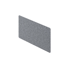Hettich Tischgestell-Trennwand, 750x400mm, 9309841, Fleece grau