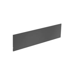 Hettich AvanTech YOU Innenfrontprofil, 9327209, 2000mm lang, kürzbar, Höhe 139mm, anthrazit, für Zarge mit LED-Designprofil