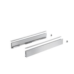 Hettich AvanTech YOU Zarge silber, Höhe 77mm, Nennlänge 400mm, links und rechts (ohne Frontbefestigung) 9353331