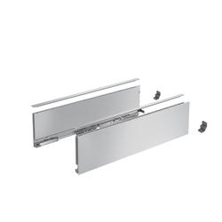 Hettich AvanTech YOU Zarge silber, Höhe 139mm, Nennlänge 400mm, links und rechts (ohne Frontbefestigung) 9353347