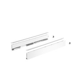 Hettich AvanTech YOU Zarge weiß, Höhe 77mm, Nennlänge 400mm, links und rechts (ohne Frontbefestigung) 9353379