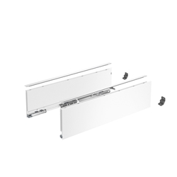 Hettich AvanTech YOU Zarge weiß, Höhe 139mm, Nennlänge 500mm, links und rechts (ohne Frontbefestigung) 9353397