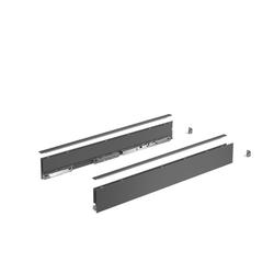 Hettich AvanTech YOU Zarge anthrazit, Höhe 77mm, Nennlänge 500mm, links und rechts (ohne Frontbefestigung) 9353419