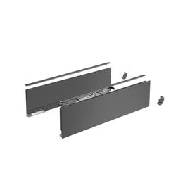 Hettich AvanTech YOU Zarge anthrazit, Höhe 139mm, Nennlänge 270mm, links und rechts (ohne Frontbefestigung) 9353430