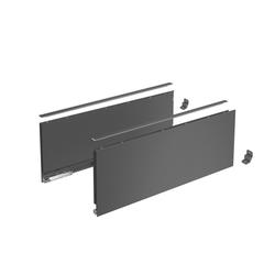 Hettich AvanTech YOU Zarge anthrazit, Höhe 187mm, Nennlänge 400mm, links und rechts (ohne Frontbefestigung) 9353442