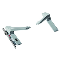 Dorma Druckstange PHA 2500 GF, PZ/92, D35, 24 kantig, silberfarbig, PAF-E, DIN Links, Seitenverriegelung Nr. 3501425510201
