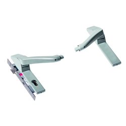 Dorma Druckstange PHA 2510 GF, PZ/92, D40, 24 kantig, silberfarbig, PAF-B, DIN Rechts, Seitenverriegelung Nr. 3501425521501
