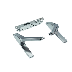 Dorma PT-Druckstange, ohne Lochung, VK9, DIN Links-Rechts PHA 2520 TRS, D45, edelstahl matt verdeckt verschraubt, für Feuerschutz Nr. 3501425542104