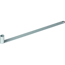 Dorma Hebel TS 93, silber, 28mm verlängert, für Obentürschließer Nr. 64590001