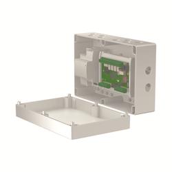 Dorma Steuerung SVP-S 54 DCW für Motorschloss montiert im Kunststoffgehäuse, IP 54, mit Netzteil NT 24-1.5S. Anschluss an: 230 V AC +/-10 % Abmessungen Gehäuse (BxHxT): ca. 250x160x90mm Nr. 70922054