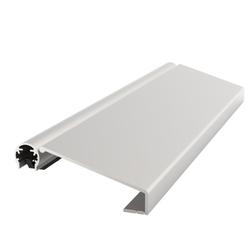 Athmer Tür-Schutzprofil, 1972mm, BSG 1 verdeckt verschraubt, silberfarbig, Bandseite Nr. 5-404-1972