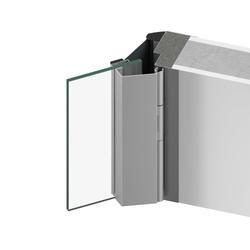 Athmer Tür-Schutzprofil, 1972mm, BSG 2 verdeckt verschraubt, verkehrsweiß RAL 9016, Bandseite Nr. 5-409-1972