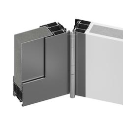 Athmer Tür-Schutzprofil-Set, BO-20 sichtbar verschraubt Ø 20mm, H 30mm, S 1,5mm, Tür stumpf, verkehrsweiß RAL 9016, Bandseite (mit Zubehör 800-3) Nr. 59-447-Set