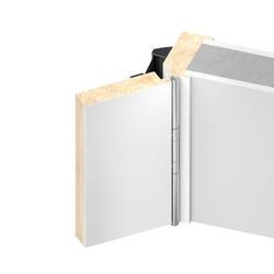 Athmer Tür-Schutzprofil-Set, BU-18K+ verdeckte Klipsbefestigung H 18mm, Tür gefälzt, silberfarbig, Länge Zuschnitt: auf Fixmaß, Bandseite (mit Zubehör 5836 (5 Klipse) / 5837 (7 Klipse)) Nr. 59-320-SET