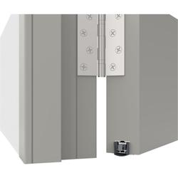 Athmer Türabsenkdichtung, 1050mm, ALU, Stadi L-24/20 OS TPE, eloxiert zum Einnuten, B 34mm, H 20mm, Hub 16mm (mit Zubehör 5503) Nr. 1-970-1050