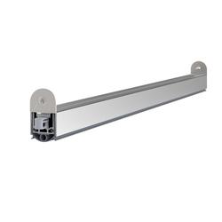 Athmer Türabsenkdichtung, 1200mm, ALU, Rainstop L-24/20 WS, eloxiert zum Einnuten, B 24mm, H 20mm, Hub 16mm (mit Zubehör 5475) Nr. 1-955-1200
